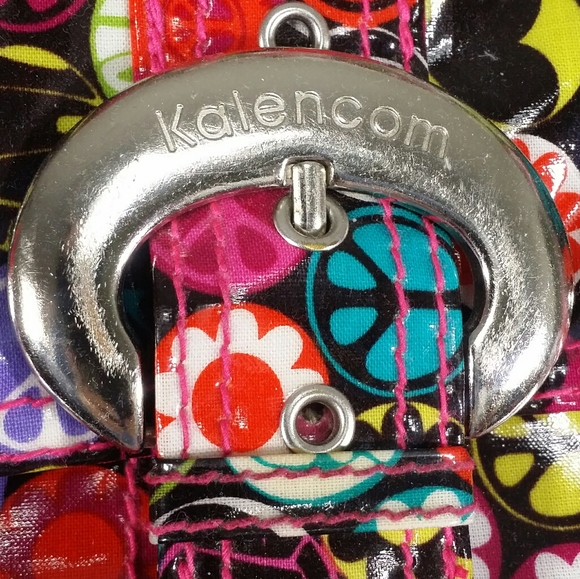 Kalencom New Orleans Peace Love Colorful Bag - Picture 5 of 8